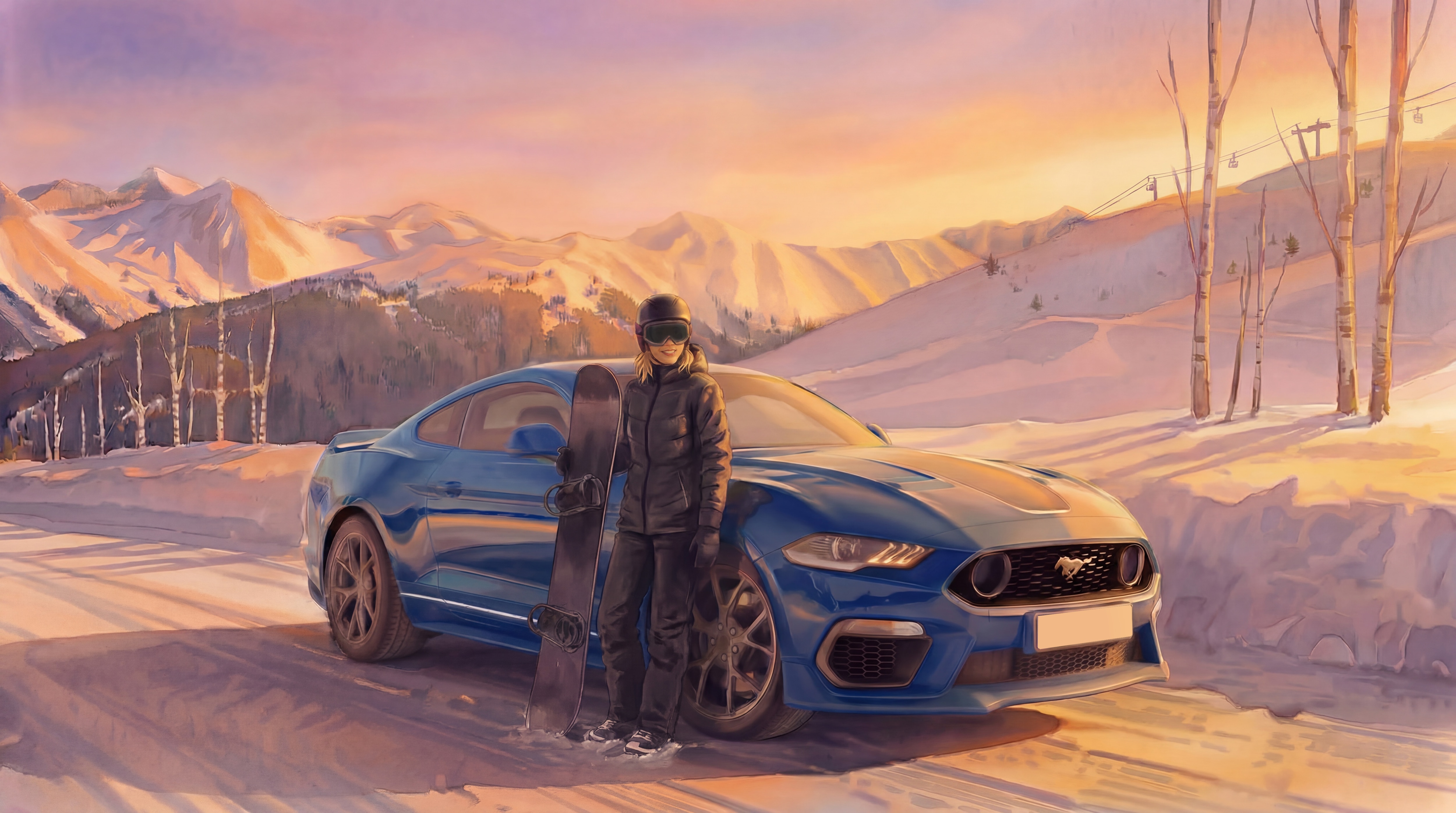 Next-Gen Icon: Snowboard Prodigy Mia Brookes is Living the Mustang